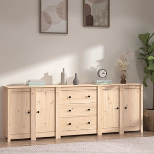 vidaXL, vidaXL Sideboard 230x35x80 cm Massivholz Kiefer