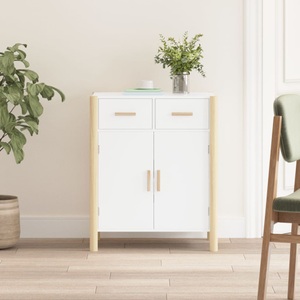 vidaXL, vidaXL Sideboard Weiß 62x38x75 cm Holzwerkstoff