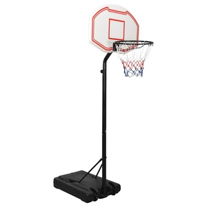 vidaXL, vidaXL Basketballständer Weiß 237-307 cm Polyethylen, vidaXL Basketballständer Weiß 237-307 cm Polyethylen