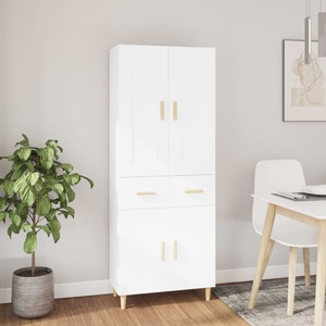 vidaXL, vidaXL Highboard Weiß Holzwerkstoff, 