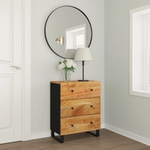 vidaXL, vidaXL Sideboard 60x33x75 cm Massivholz Akazie, vidaXL Sideboard 60x33x75 cm Massivholz Akazie