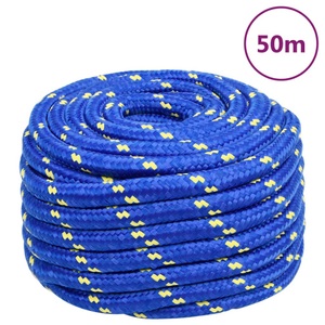 vidaXL, vidaXL Bootsseil Blau 20 mm 50 m Polypropylen, vidaXL Bootsseil Blau 20 mm 50 m Polypropylen