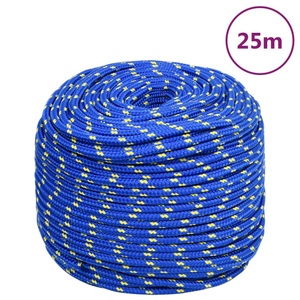 vidaXL, vidaXL Bootsseil Blau 8 mm 25 m Polypropylen, vidaXL Bootsseil Blau 8 mm 25 m Polypropylen