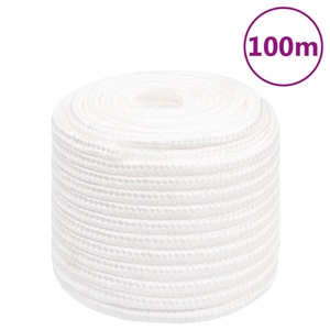 vidaXL, vidaXL Bootsseil Weiß 18 mm 100 m Polypropylen, vidaXL Bootsseil Weiß 18 mm 100 m Polypropylen
