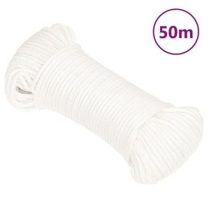 vidaXL, vidaXL Bootsseil Weiß 3 mm 50 m Polypropylen, vidaXL Bootsseil Weiß 3 mm 50 m Polypropylen