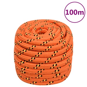 vidaXL, vidaXL Bootsseil Orange 20 mm 100 m Polypropylen, vidaXL Bootsseil Orange 20 mm 100 m Polypropylen