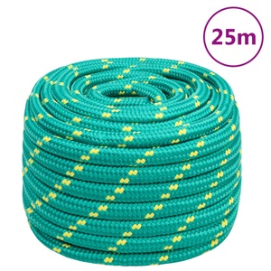 vidaXL, vidaXL Bootsseil Grün 20 mm 25 m Polypropylen, vidaXL Bootsseil Grün 20 mm 25 m Polypropylen