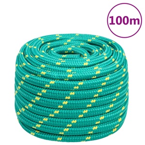 vidaXL, vidaXL Bootsseil Grün 20 mm 100 m Polypropylen, vidaXL Bootsseil Grün 20 mm 100 m Polypropylen