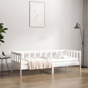 vidaXL, vidaXL Tagesbett Weiß 90x190 cm Massivholz Kiefer
