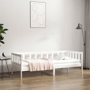 vidaXL, vidaXL Tagesbett Weiß 80x200 cm Massivholz Kiefer, 