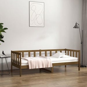 vidaXL, vidaXL Tagesbett Honigbraun 80x200 cm Massivholz Kiefer, vidaXL Tagesbett Honigbraun 80x200 cm Massivholz Kiefer
