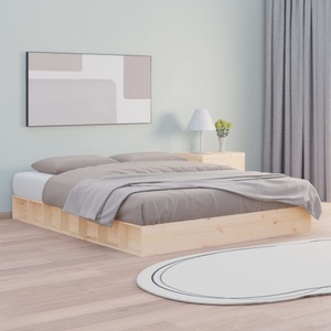 vidaXL, vidaXL Massivholzbett 140x200 cm