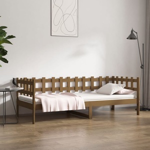 vidaXL, vidaXL Tagesbett Honigbraun 90x200 cm Massivholz Kiefer, vidaXL Tagesbett Honigbraun 90x200 cm Massivholz Kiefer
