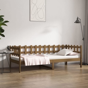 vidaXL, vidaXL Tagesbett Honigbraun 90x190 cm Massivholz Kiefer