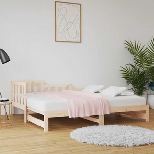 vidaXL, vidaXL Tagesbett Ausziehbar 2x(90x200) cm Massivholz Kiefer