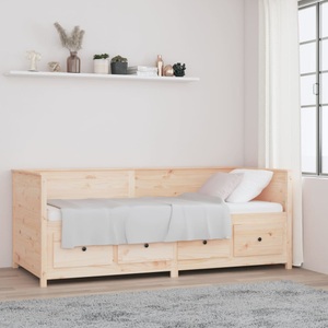 vidaXL, vidaXL Tagesbett 90x200 cm Massivholz Kiefer, vidaXL Tagesbett ohne Matratze 90x200 cm Massivholz Kiefer