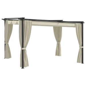 vidaXL, vidaXL Pavillon 4x3 m Creme, 