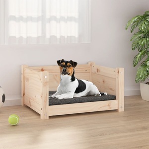 vidaXL, vidaXL Hundebett 55,5x45,5x28 cm Massivholz Kiefer, vidaXL Hundebett 55,5x45,5x28 cm Massivholz Kiefer