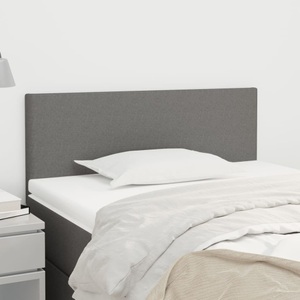 vidaXL, vidaXL Kopfteil Dunkelgrau 90x5x78/88 cm Stoff