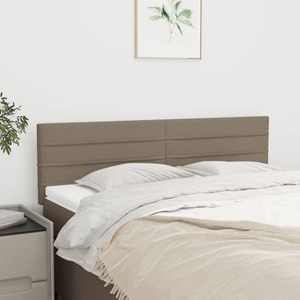 vidaXL, vidaXL Kopfteile 2 Stk. Taupe 72x5x78/88 cm Stoff, vidaXL Kopfteile 2 Stk. Taupe 72x5x78/88 cm Stoff