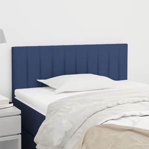 vidaXL, vidaXL Kopfteil Blau 90x5x78/88 cm Stoff