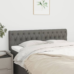 vidaXL, vidaXL Kopfteile 2 Stk. Dunkelgrau 72x7x78/88 cm Stoff