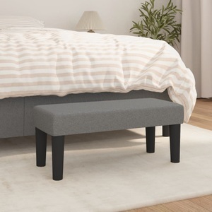 vidaXL, vidaXL Sitzbank Dunkelgrau 70x30x30 cm Stoff, vidaXL Sitzbank Dunkelgrau 70x30x30 cm Stoff