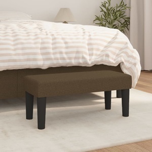 vidaXL, vidaXL Sitzbank Dunkelbraun 70x30x30 cm Stoff, vidaXL Sitzbank Dunkelbraun 70x30x30 cm Stoff