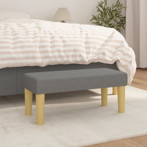 vidaXL, vidaXL Sitzbank Dunkelgrau 70x30x30 cm Stoff, vidaXL Sitzbank Dunkelgrau 70x30x30 cm Stoff