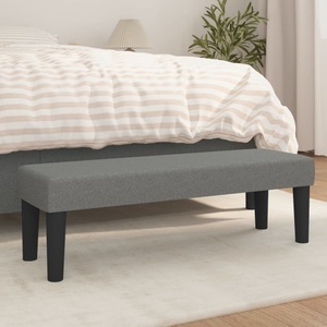 vidaXL, vidaXL Sitzbank Dunkelgrau 100x30x30 cm Stoff, vidaXL Sitzbank Dunkelgrau 100x30x30 cm Stoff