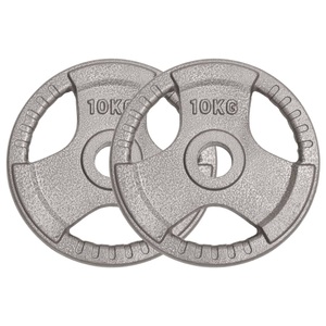 vidaXL, vidaXL Olympische Hantelscheiben 2 Stk. 20 kg Gusseisen, vidaXL Olympische Hantelscheiben 2 Stk. 20 kg Gusseisen