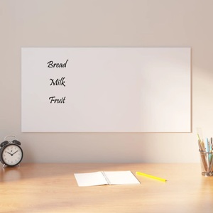 vidaXL, vidaXL Magnettafel Wandmontage Weiß 80x40 cm Hartglas, vidaXL Magnettafel Wandmontage Weiß 80x40 cm Hartglas