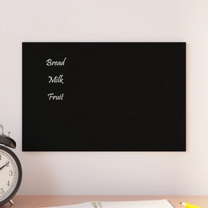 vidaXL, vidaXL Magnettafel Wandmontage Schwarz 30x20 cm Hartglas, vidaXL Magnettafel Wandmontage Schwarz 30x20 cm Hartglas