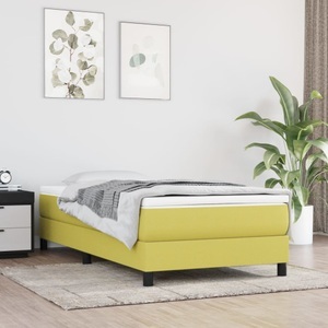 vidaXL, vidaXL Taschenfederkernmatratze Grün 80x200x20 cm Stoff, 
