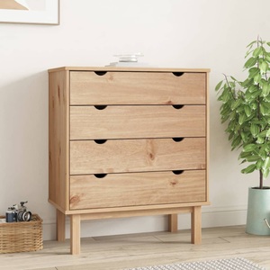 vidaXL, vidaXL Schubladenschrank OTTA 76,5x39,5x90 cm Massivholz, vidaXL Schubladenschrank OTTA 76,5x39,5x90 cm Massivholz