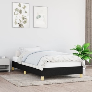 vidaXL Bettgestell Schwarz 80x200 cm Stoff
