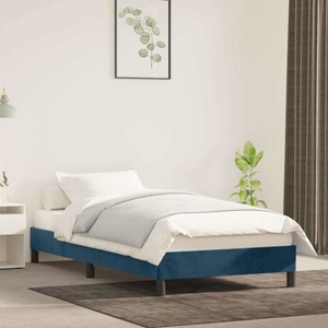 vidaXL, vidaXL Bettgestell Dunkelblau 80x200 cm Samt