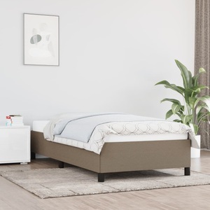 vidaXL, vidaXL Bettgestell Taupe 90x200 cm Stoff
