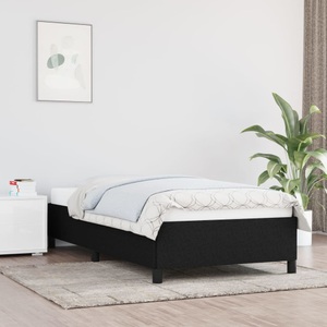 vidaXL, vidaXL Bettgestell Schwarz 100x200 cm Stoff