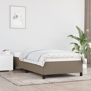 vidaXL, vidaXL Bettgestell Taupe 100x200 cm Stoff