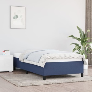 vidaXL, vidaXL Bettgestell Blau 100x200 cm Stoff