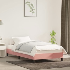 vidaXL, vidaXL Bettgestell Rosa 100x200 cm Samt