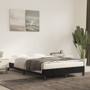 vidaXL, vidaXL Bettgestell Schwarz 120x200 cm Samt