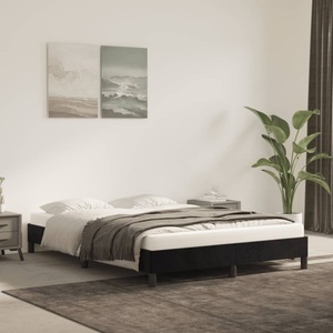 vidaXL, vidaXL Bettgestell Schwarz 140x200 cm Samt