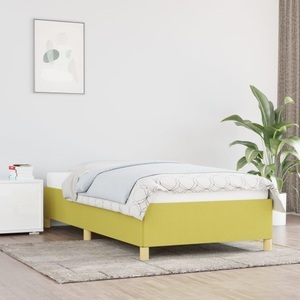 vidaXL, vidaXL Bettgestell Grün 90x190 cm Stoff, vidaXL Bettgestell Grün 90x190 cm Stoff