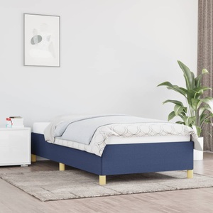 vidaXL, vidaXL Bettgestell Blau 100x200 cm Stoff