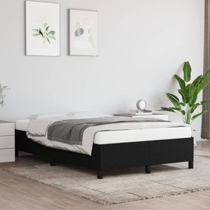 vidaXL, vidaXL Bettgestell Schwarz 120x200 cm Stoff