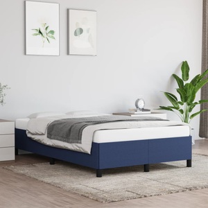 vidaXL, vidaXL Bettgestell Blau 120x200 cm Stoff
