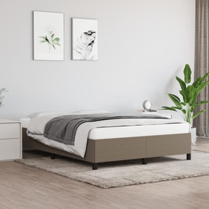 vidaXL, vidaXL Bettgestell Taupe 140x190 cm Stoff