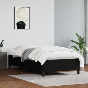 vidaXL, vidaXL Bettgestell Schwarz 100x200 cm Kunstleder